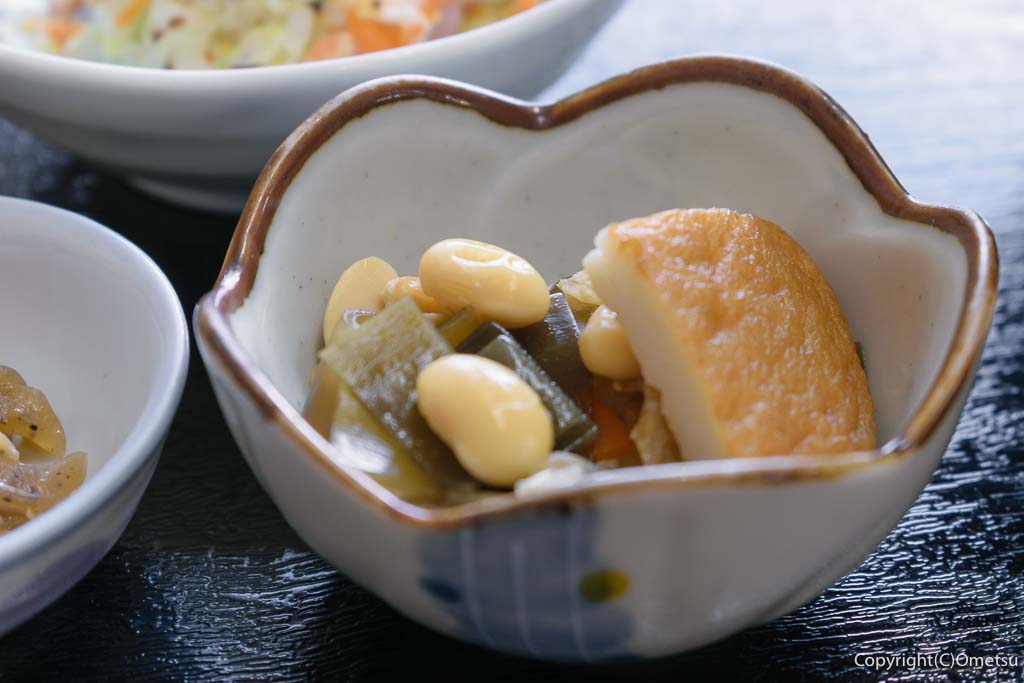 青梅市・今寺の「なかま亭」の、煮物