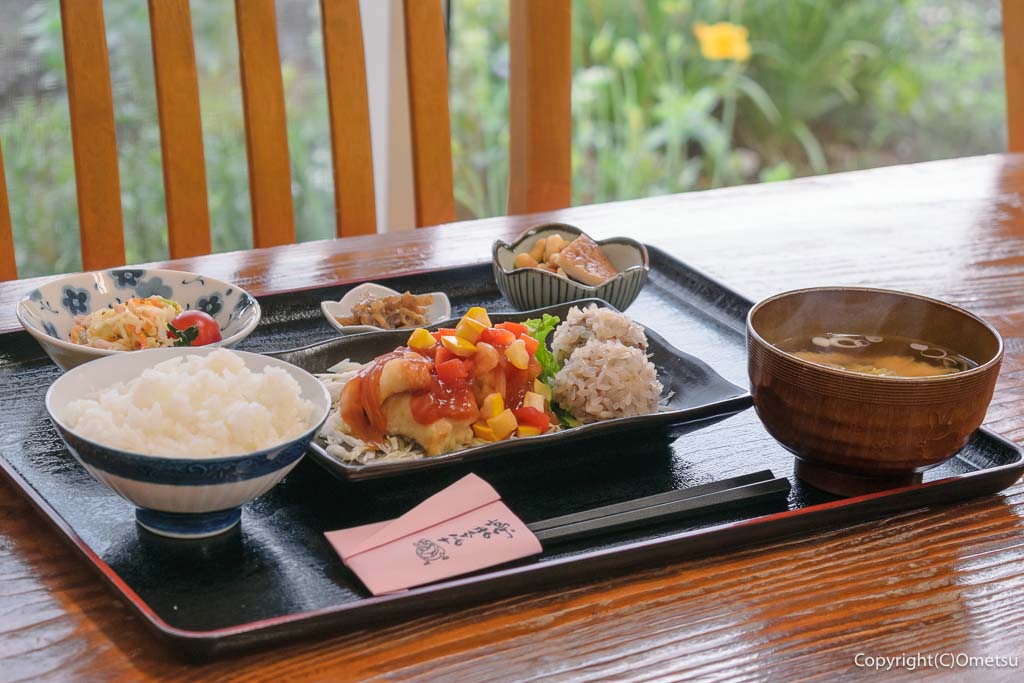 青梅市・今寺の「なかま亭」の、本日のおすすめ定食