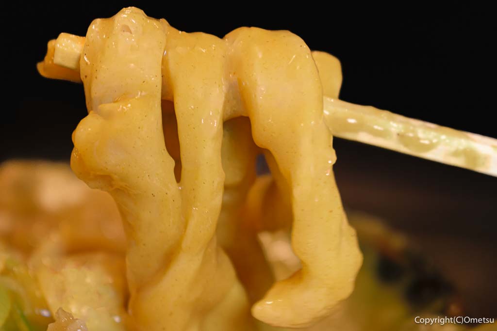 東青梅のうどん店「根岸屋」の、「TOKYO-X カレー南ばん」の、うどん