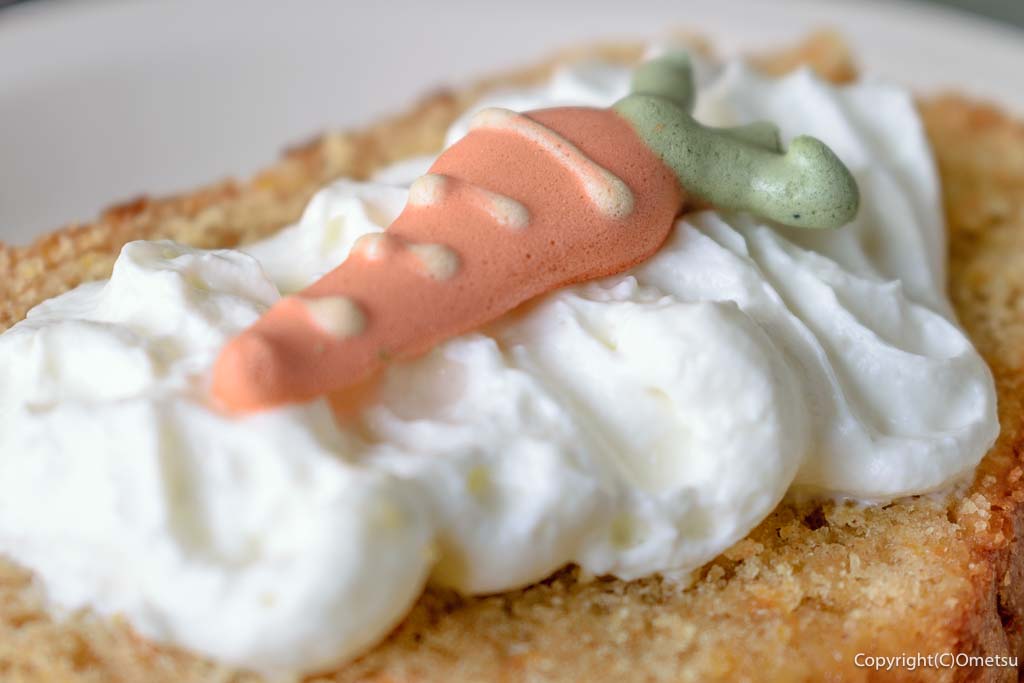 羽村の、Philia Cafe(フィリア カフェ)の、キャロットケーキのクッキー