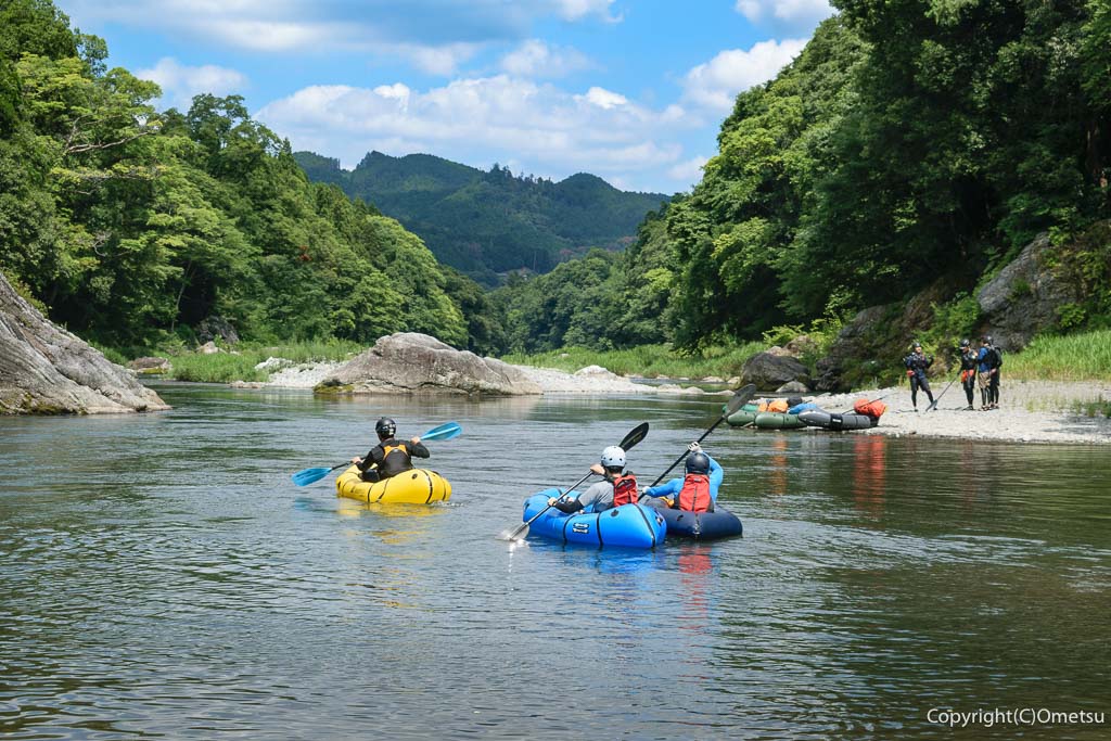 青梅市・御岳渓谷のカヤック