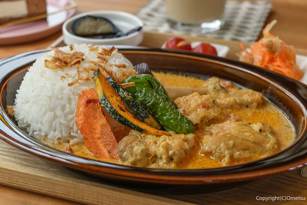 羽村の、カフェ・ククタナ（cafe kukutana）の、ココナッツカレー