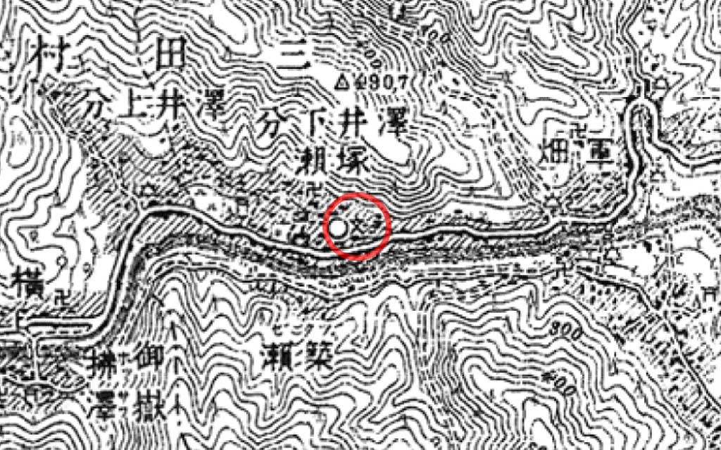 青梅市・川井の戦前地図