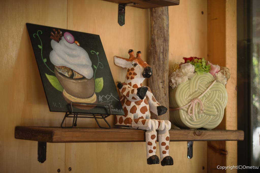 青梅市・御岳渓谷の、cafe monaca （カフェ モナカ）の、インテリア