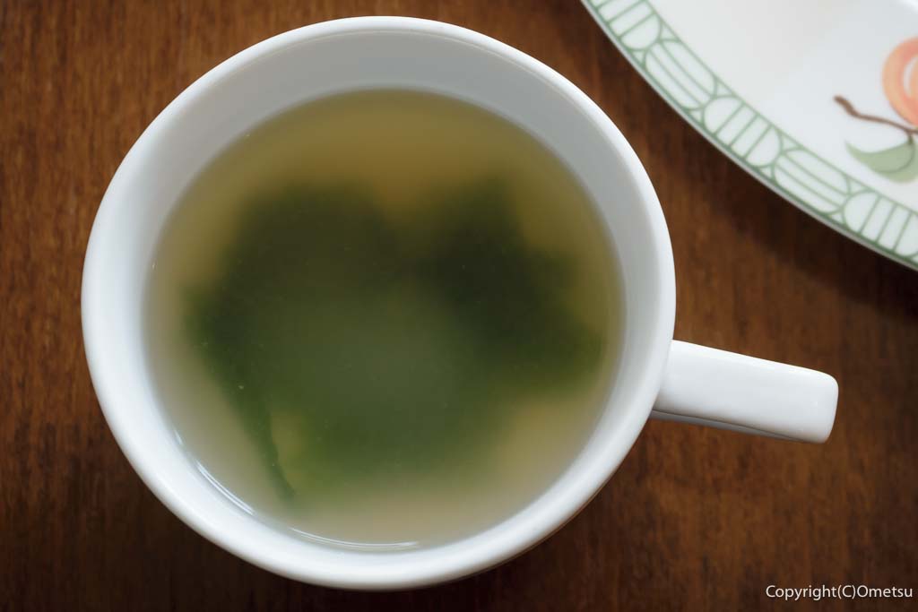 武蔵村山市「レストラン シモダ」の、Aランチの、スープ