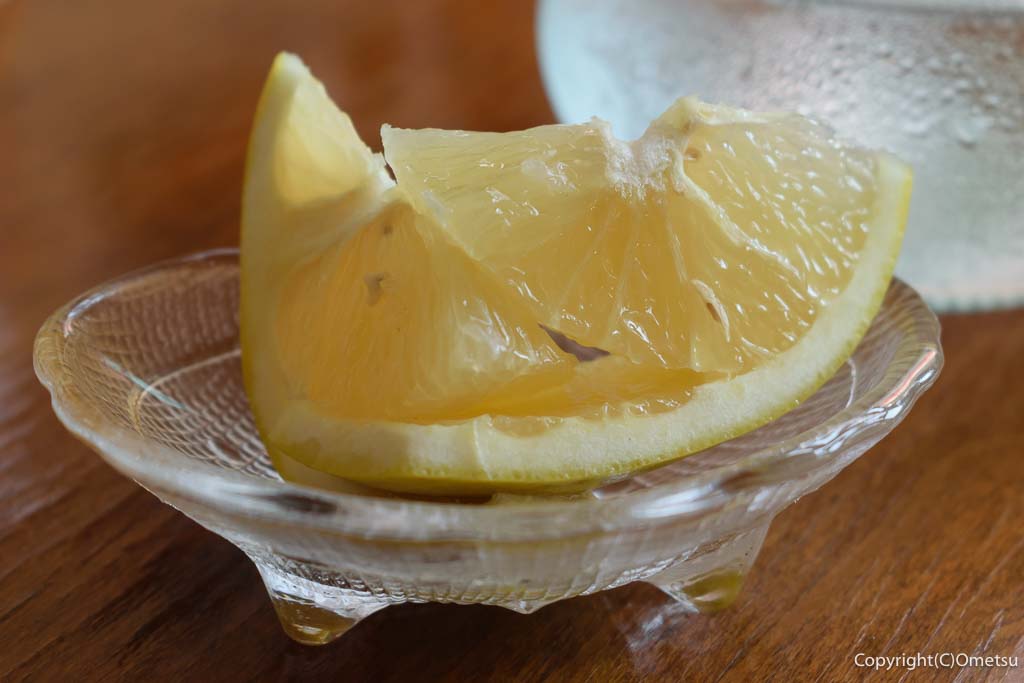 武蔵村山市「レストラン シモダ」の、Aランチの、フルーツ