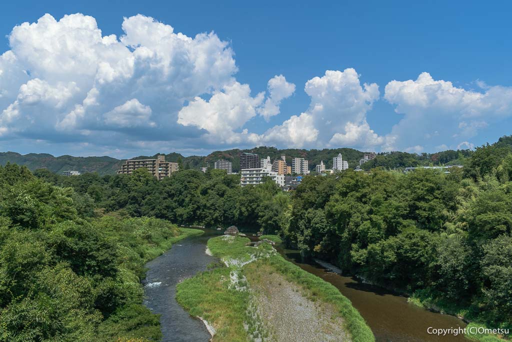 青梅市・調布橋からの多摩川