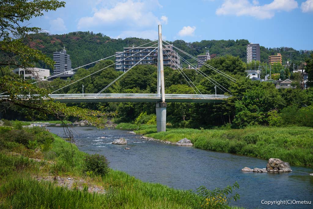 青梅市・釜の淵公園の鮎見橋
