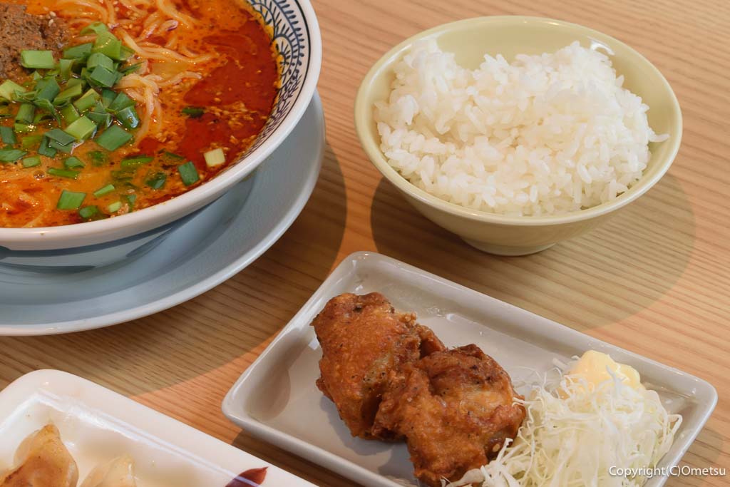 丸源ラーメン・青梅店の、からあげセット