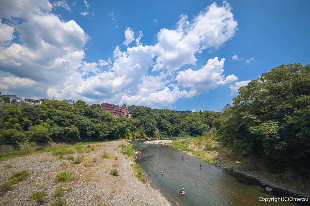 青梅市・釜の淵公園の多摩川