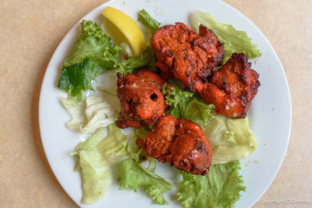 青梅市・青梅食堂の、チキンティッカ