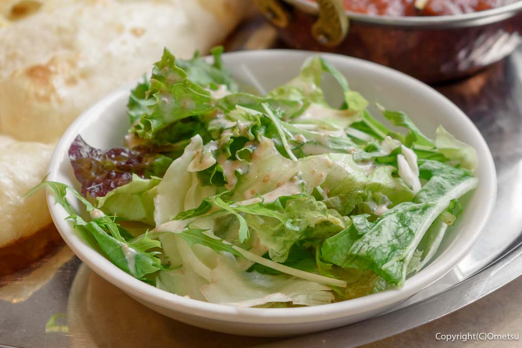 青梅市・青梅食堂の、ランチのサラダ