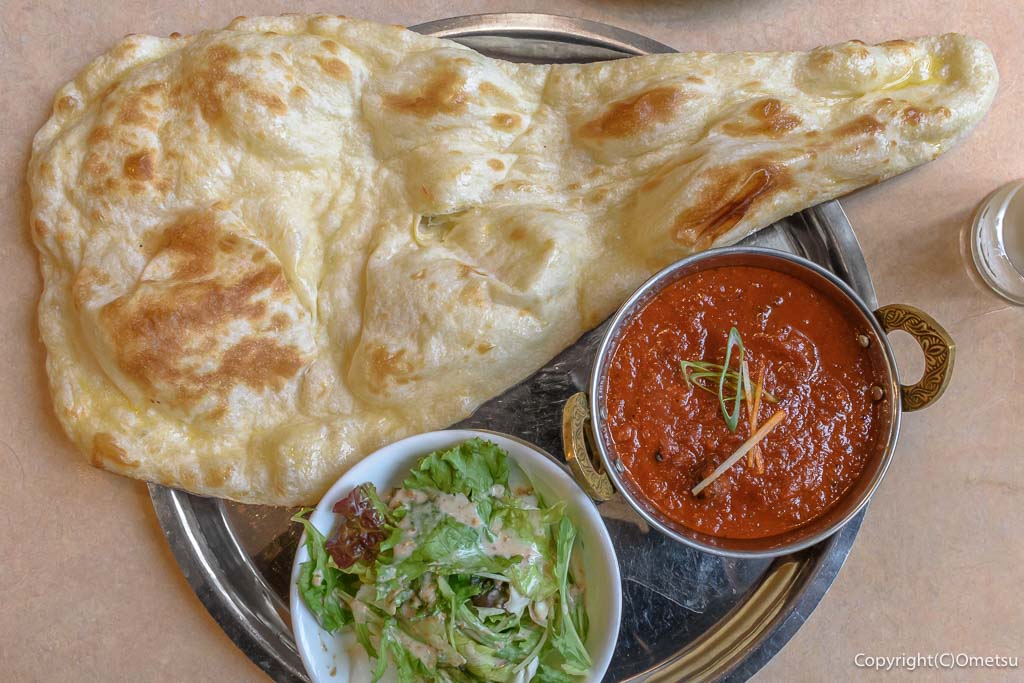 青梅市・青梅食堂の、ランチ・マトンカレー