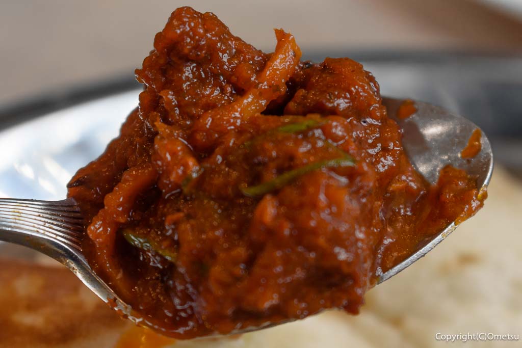 青梅市・青梅食堂の、マトンカレーの、ルー