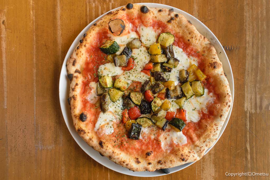羽村「薪窯レストラン ZONAVOCE」の、ランチセットの、ピッツア