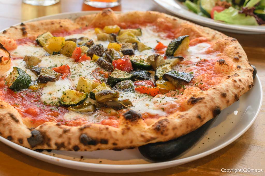 羽村「薪窯レストラン ZONAVOCE」の、ランチセットの、オルトラーナ・ピッツア