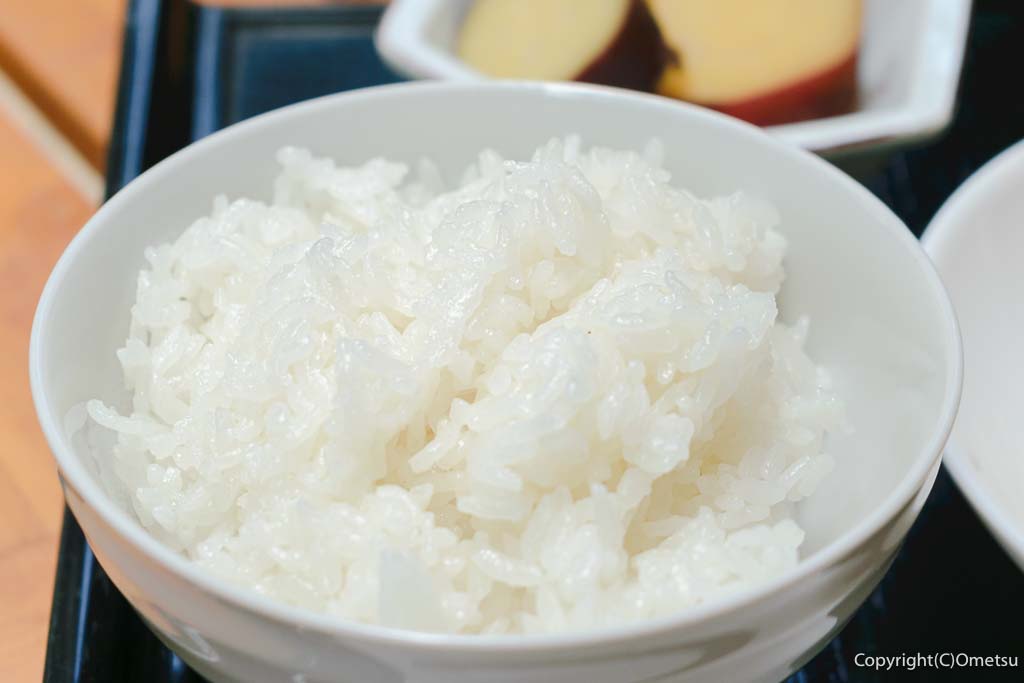 「ゆいま～る食堂 ひだまり」の、日替わり定食の、ご飯