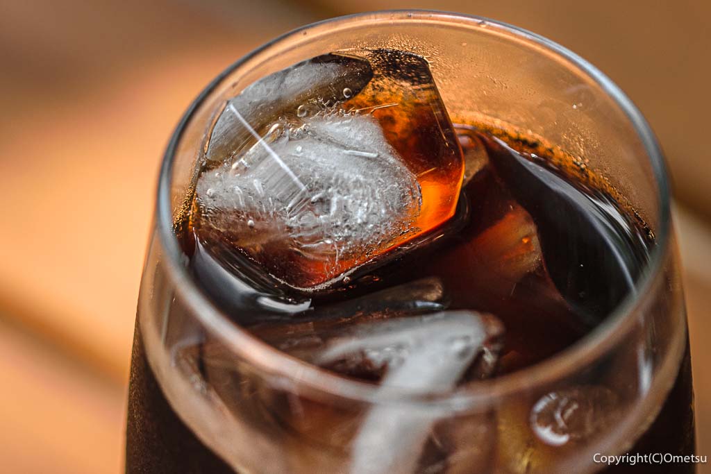 「ゆいま～る食堂 ひだまり」の、アイスコーヒー