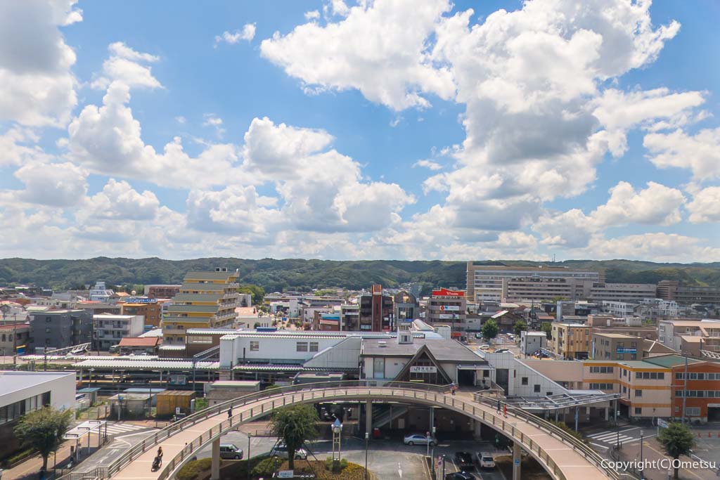 青梅市・河辺タウンビルからの光景