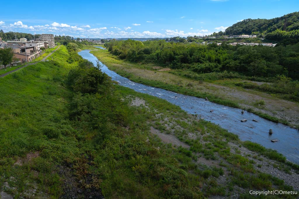 多摩川・羽村大橋からの光景
