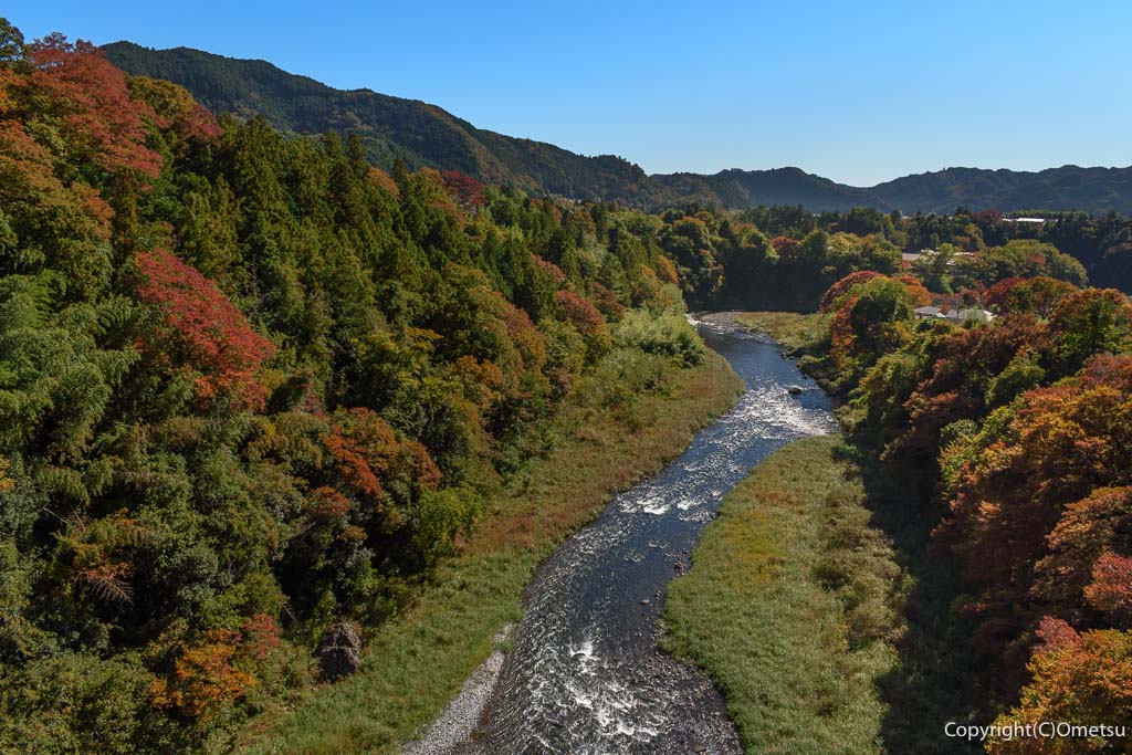 青梅市・奥多摩橋からの多摩川