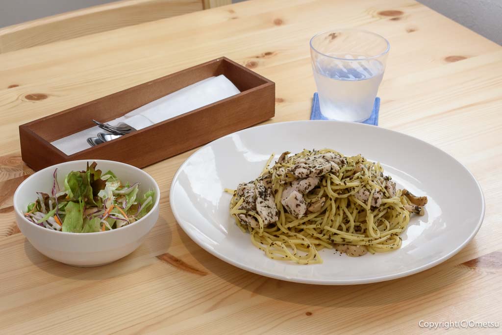 青梅市・柚木町の「なごみ屋」の、ランチパスタ