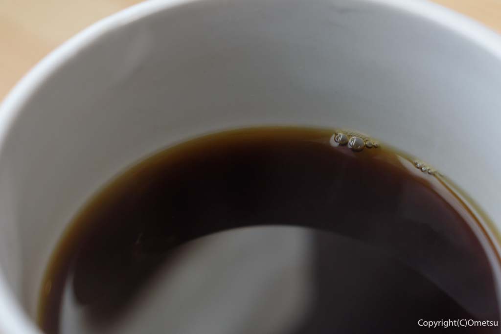 青梅市・柚木町の「なごみ屋」の、コーヒー