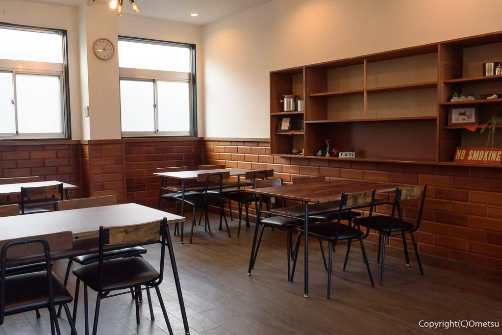 「奥多摩の台所」の、イートインスペース