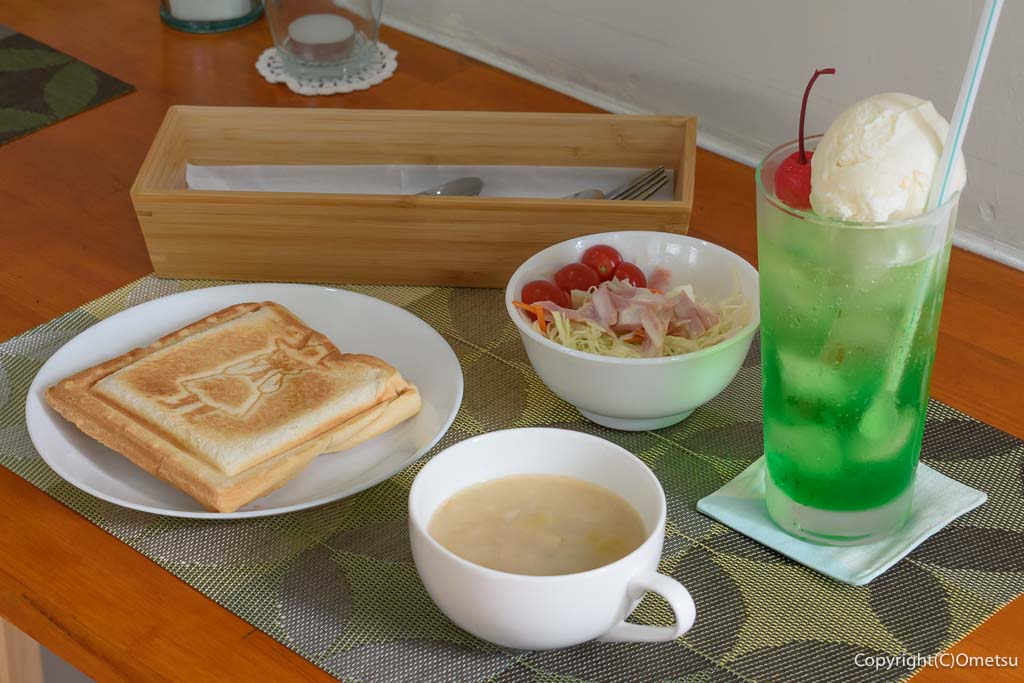 羽村市「雑貨や mummo」カフェスペースの、セットメニュー