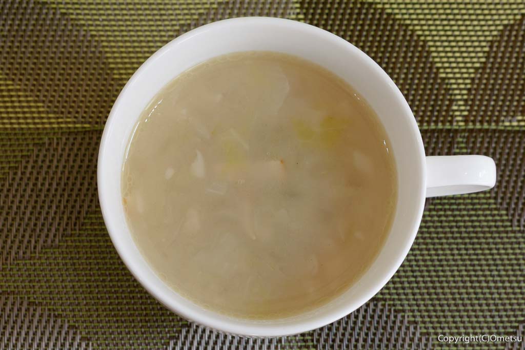 羽村市「雑貨や mummo」カフェスペースの、スープ