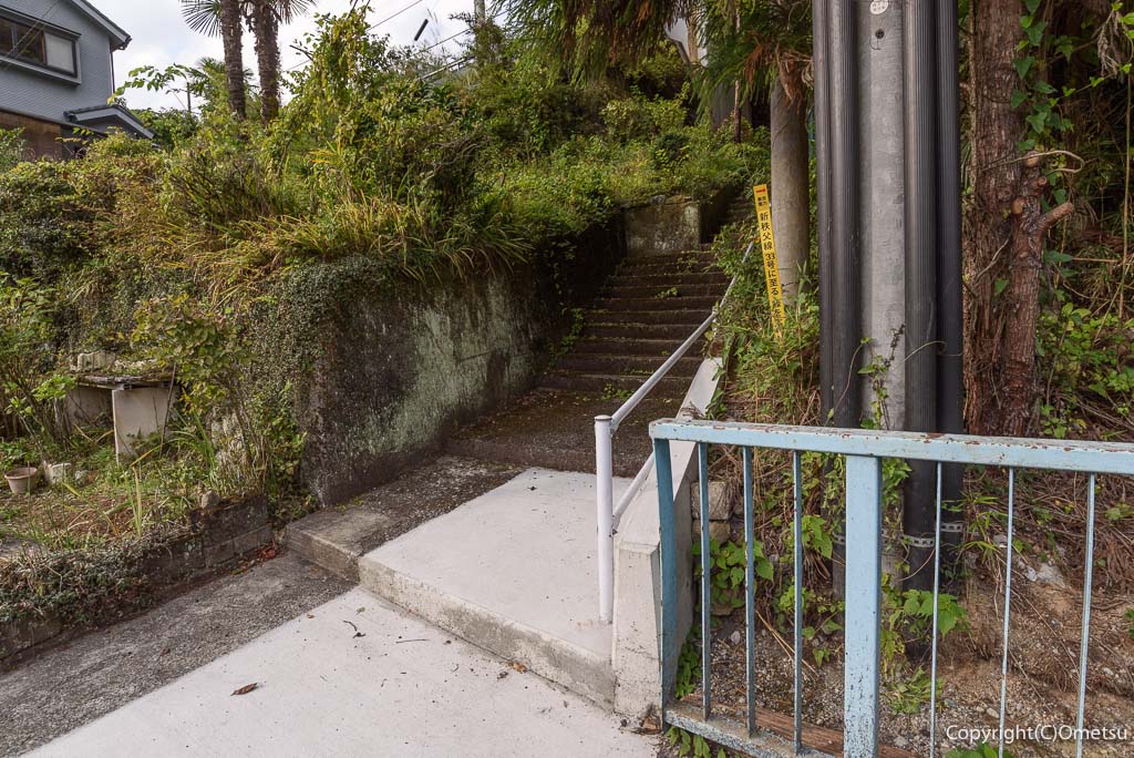 奥多摩町・川井駅の、近道