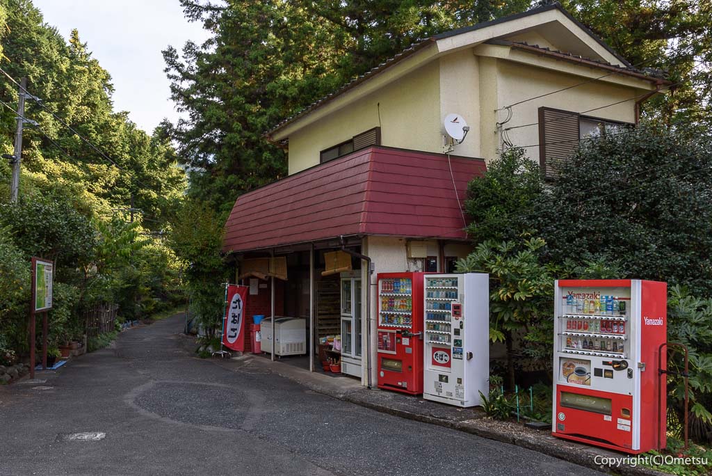 JR青梅線・軍畑駅前、谷商店