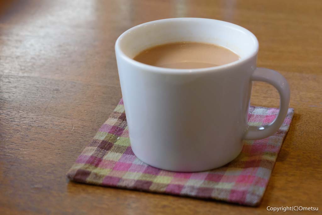 青梅市・勝沼「KTホールギャラリーぶらりカフェ」の、チャイ