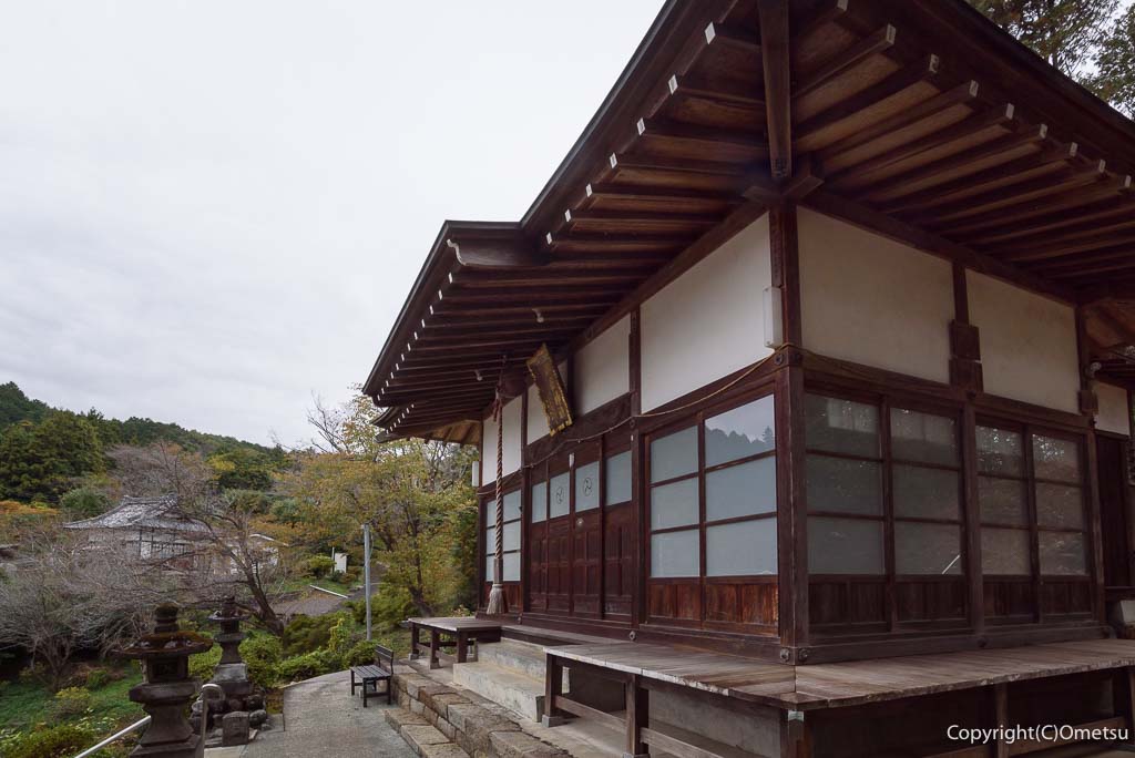 青梅市・岩蔵温泉の、岩蔵御嶽神社からの展望