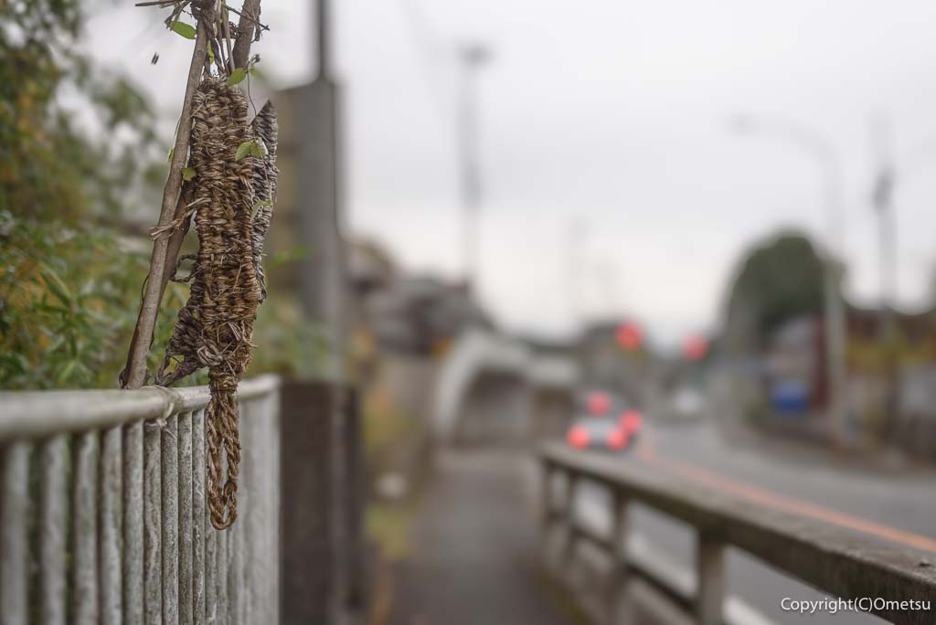 青梅市・岩蔵温泉の、境沢橋の、フセギ