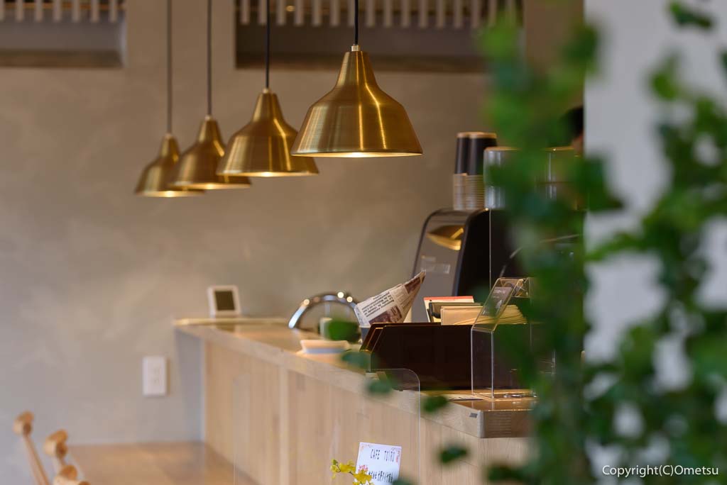 青梅市・野上町「CAFE TOIRO」のカウンター