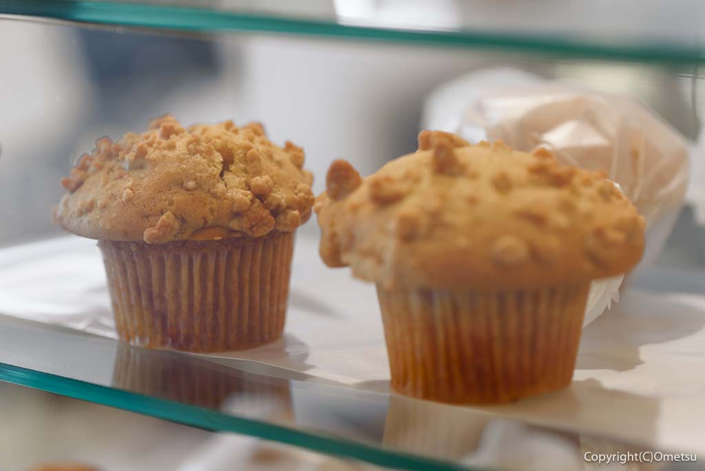 青梅市のカフェ「コーヒーとおやつ Capital」の、マフィン