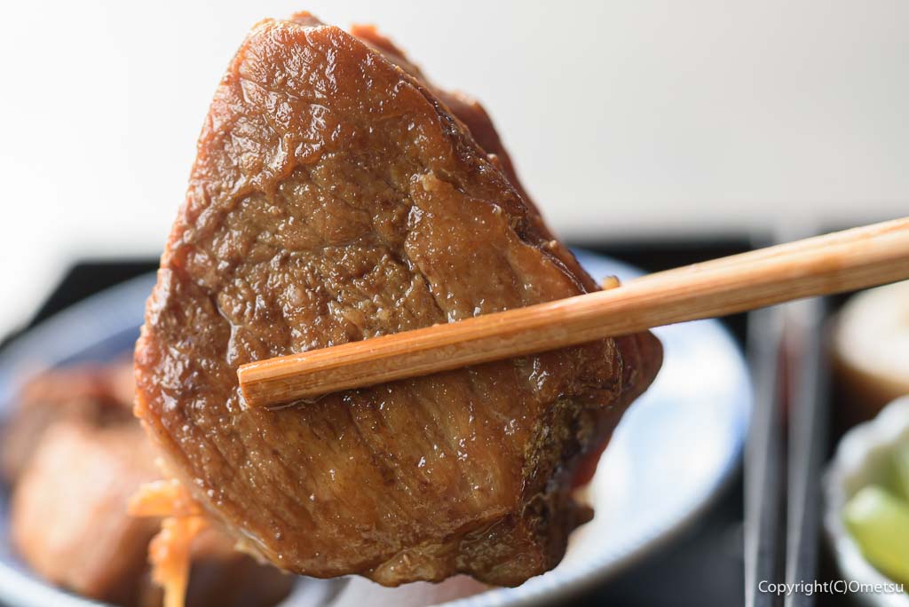 奥多摩町・御岳渓谷の「グリーマム」の、豚の角煮