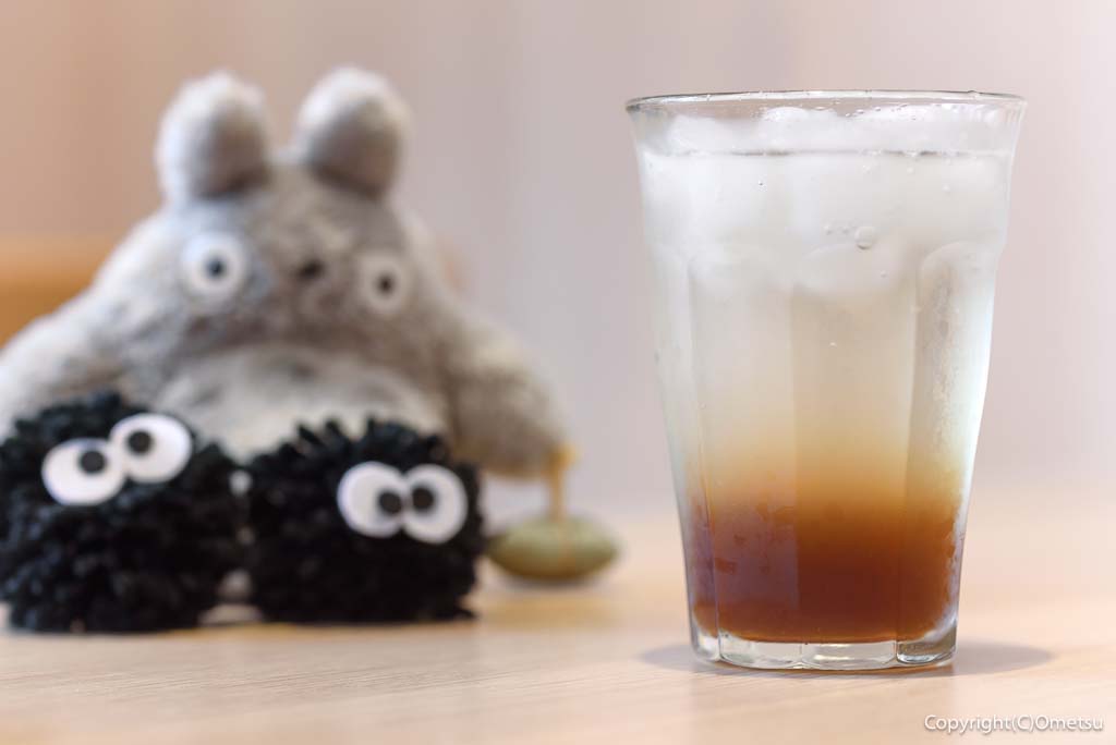 羽村市「どんぐりカフェ」の、ジンジャエール