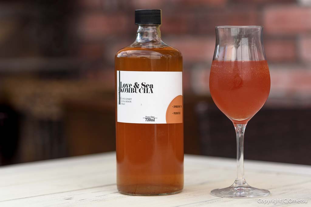 青梅市・野上町のカフェ「POT BERRY」の、コンブチャ