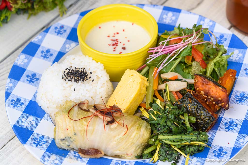 青梅市・野上町のカフェ「POT BERRY」の、ランチセット