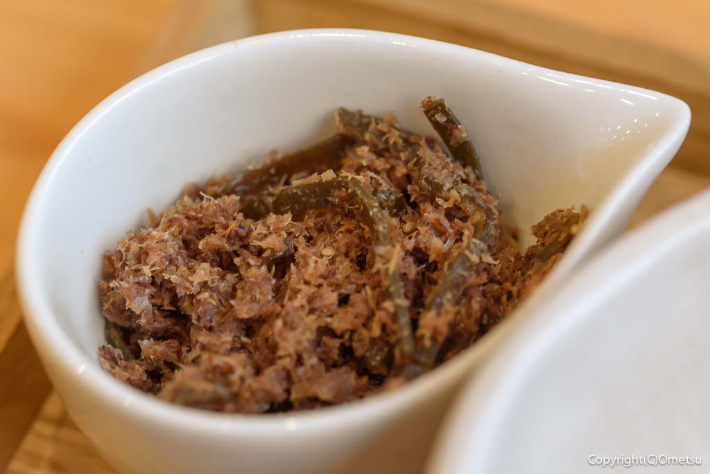 檜原森のおもちゃ美術館・さとやま食堂の「さとやま定食」の、おかか