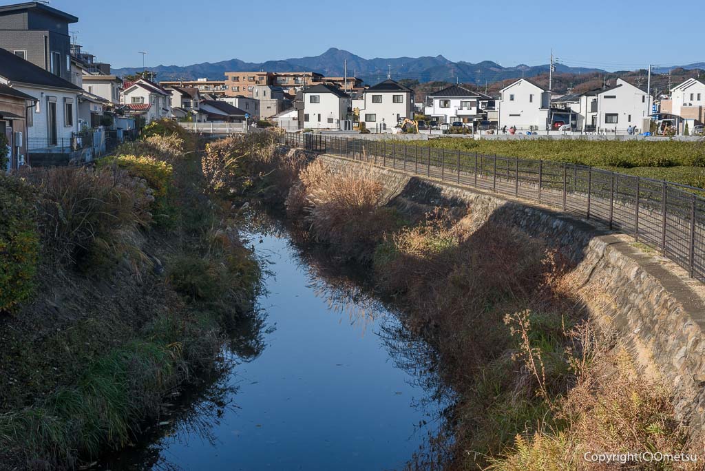 青梅市・野上付近の、霞川