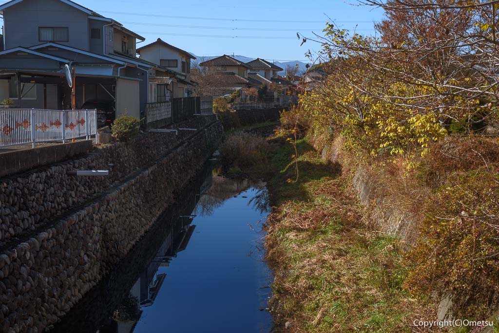 埼玉県・入間市、桂源橋からの霞川