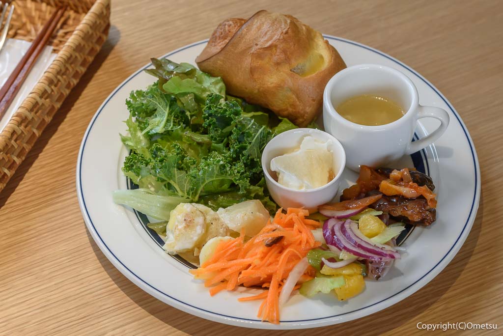 青梅市・新町のMUKU CAFEの、デリ＆パスタセット