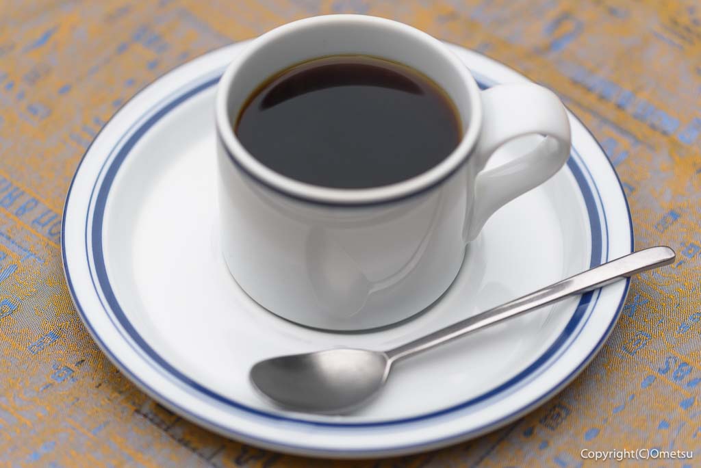 青梅市・岩蔵温泉のカフェ、CAFE YUBAの、コーヒー