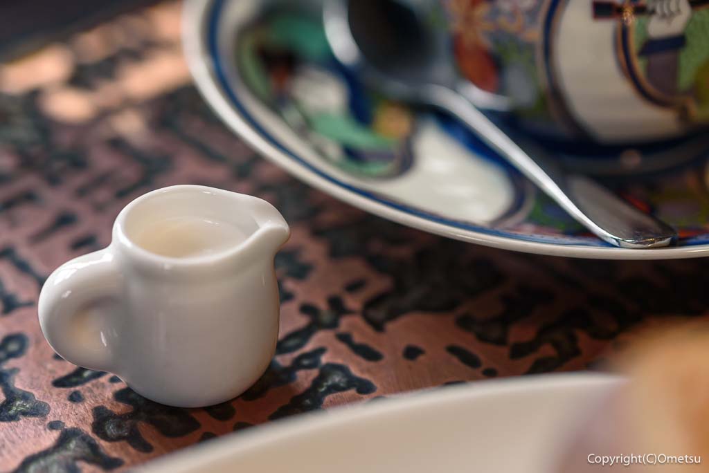 羽村のカフェ・樹樹の、コーヒーピッチャー