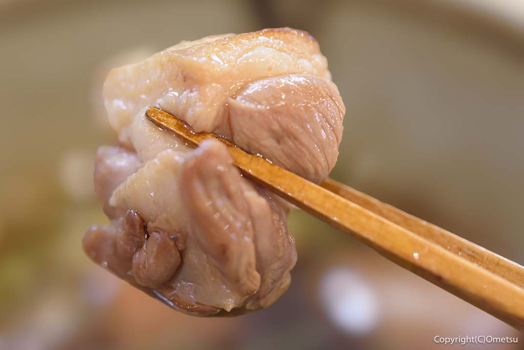 青梅の蕎麦店「生粉打ち 六花」の、鴨肉