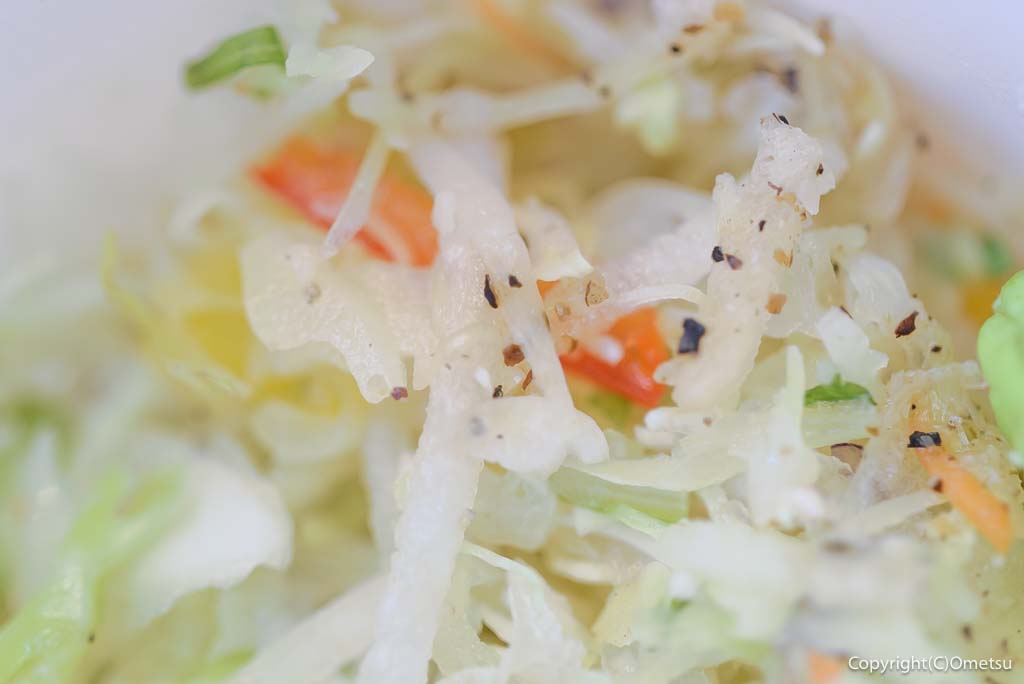 S＆Dたまぐーセンター・カフェスペース・LIENの、スパイシーソルトのサラダ