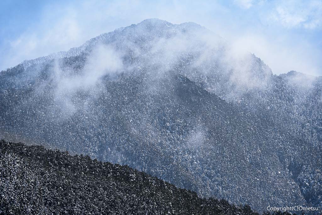 御岳山の雪景色